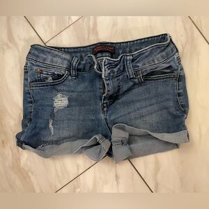 Distressed Jean Shorts